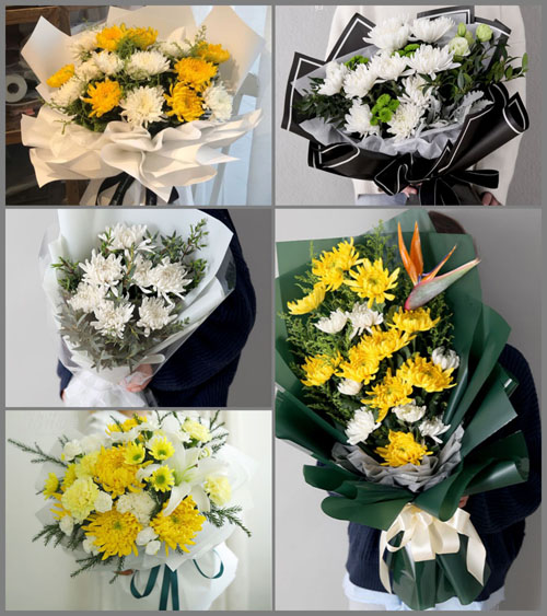 湖北孝感市安陆市棠棣镇棠棣村白事花束代送